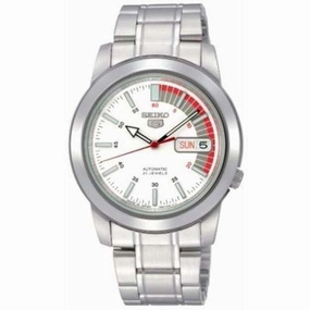 SEIKO SNKK25K1 Automatic Silver Stainless Watch for Men- Affordable casual watches Sporty casual watches Affordable luxury casual watches