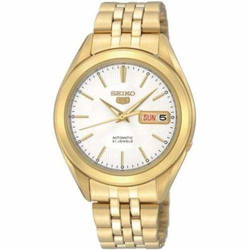 SEIKO SNKL26K1 Automatic Gold Plated Stainless Steel Watch for Men Affordable casual watches Sporty casual watches Affordable luxury casual watches