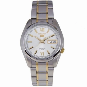 SEIKO SNKL57K1 Automatic Two-Tone Stainless Steel Watch for Men- Affordable casual watches Sporty casual watches Affordable luxury casual watches