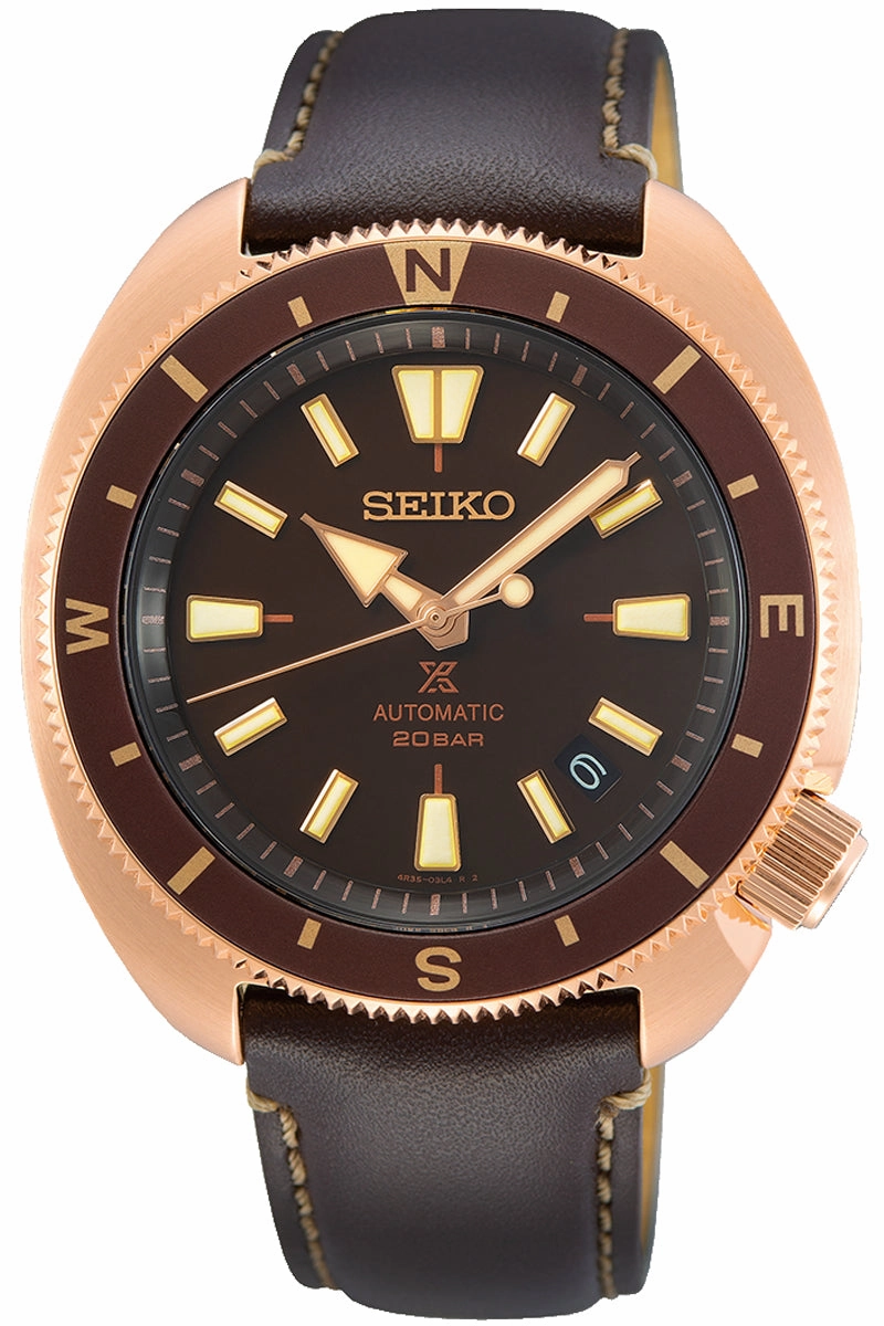Seiko SRPG18K1 Prospex Land Tortoise Automatic Watch Affordable Leather Watch Leather Watch Discount
