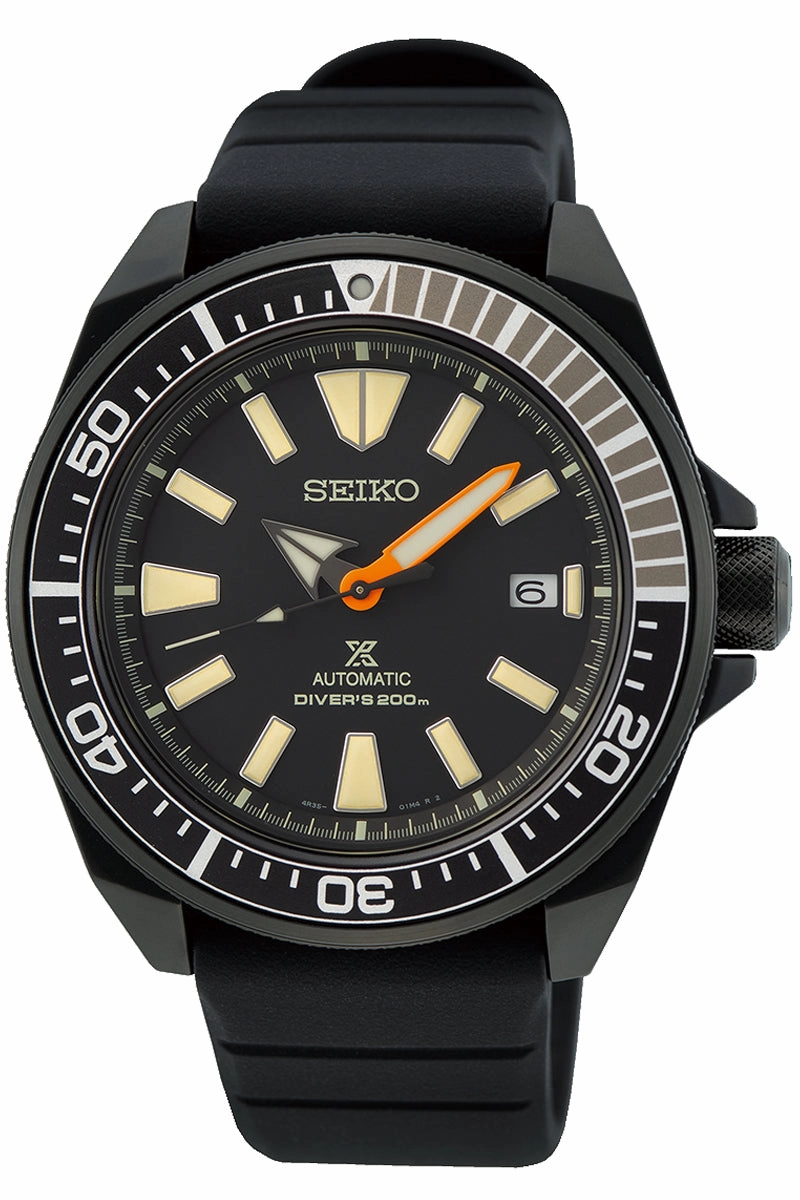 Seiko SRPH11K1 Prospex Black Series Samurai Limited Edition Automatic Diver Watch Men,silicone watch,silicone strap watch,silicone watches for men,silicone watches for women,unisex silicone watch,kids silicone watch,sports silicone watch,casual silicone wa