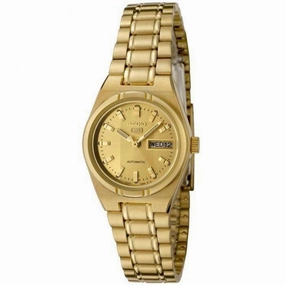 SEIKO SYM600K Automatic Gold Plated Stainless Steel Watch for Women Affordable casual watches Sporty casual watches Affordable luxury casual watches