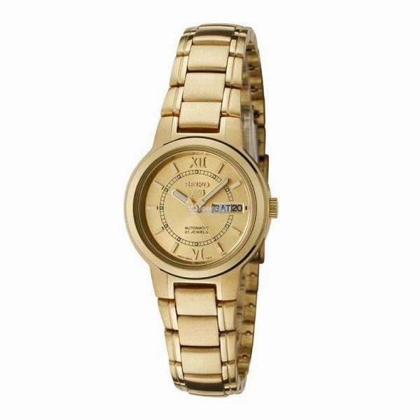SEIKO SYME58K1 Automatic Gold Stainless Steel Watch for Women Affordable casual watches Sporty casual watches Affordable luxury casual watches