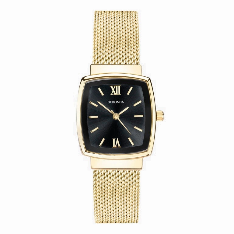 Sekonda Black Dial Ladies Watch 40383 