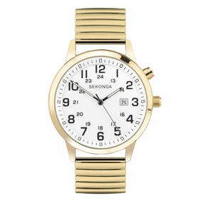 Sekonda Classic Stainless Steel White Dial Watch SK30128 