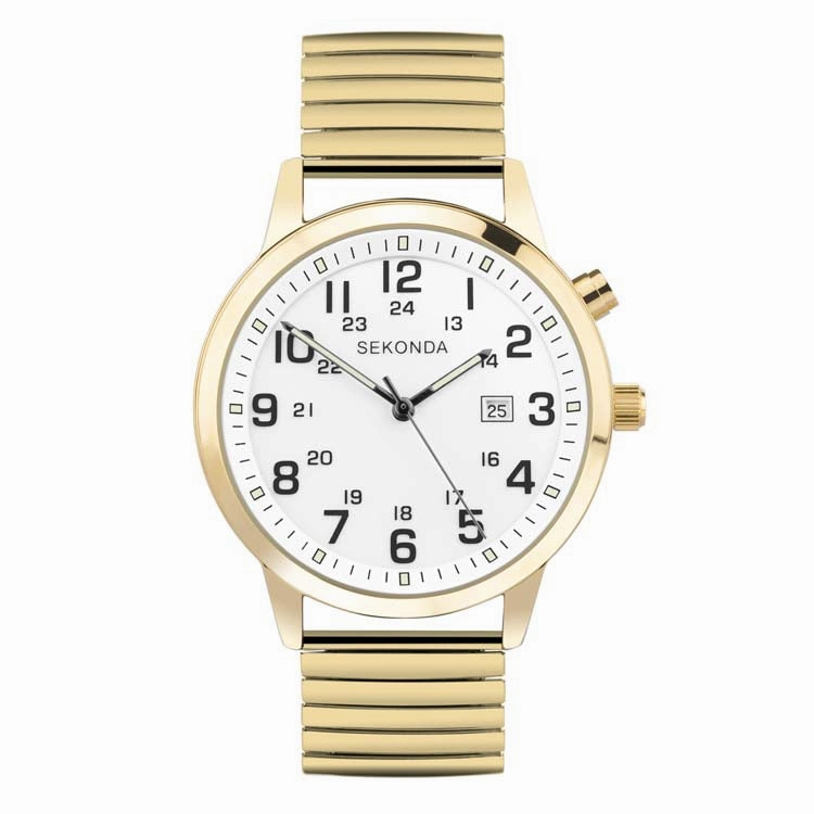 Sekonda Classic Stainless Steel White Dial Watch SK30128 