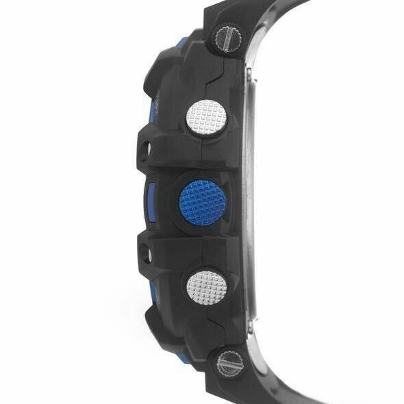 Sekonda Digital Sport Black and Blue Case Mens Watch SK1520