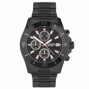Sekonda Dive Pacific Wave Chronograph Mens Watch Black 30117 