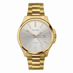 Sekonda Gold Plated Stainless Steel Mens Watch 30154 