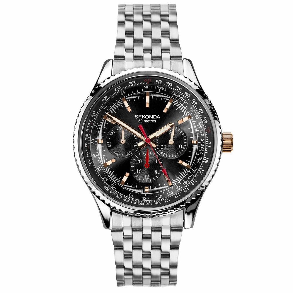 Sekonda Maverick Pilot Aviator Mens Bracelet Watch 30038,seiko watches,mens watches,couple watches,watches designer,watches discount,best watches for men