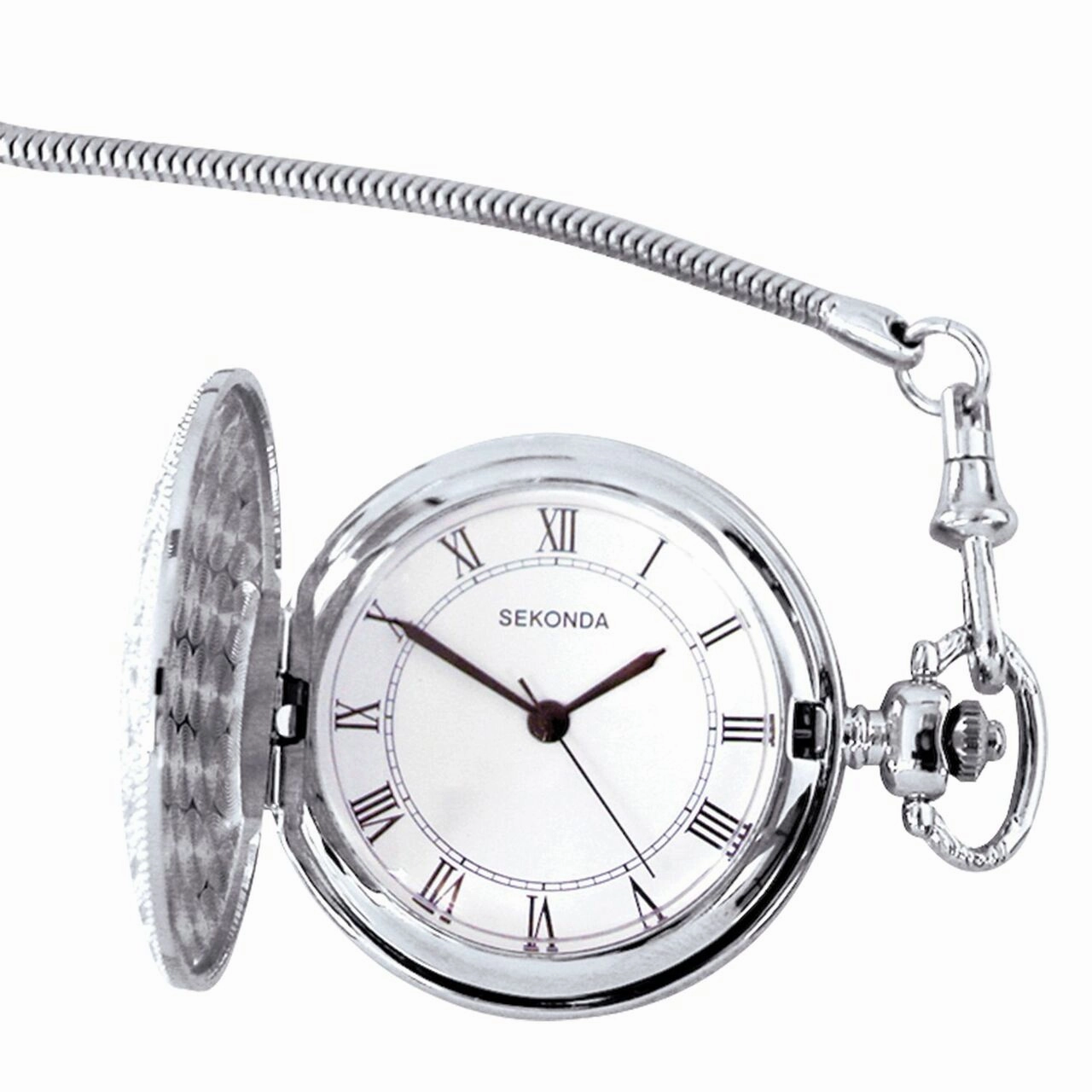 Sekonda Steel Colour Medium Pocket Unisex Watch 