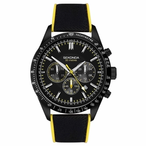 Sekonda Velocity Sports Chronograph Men's Strap Watch Black Dial 30018 cheap digital watch best digital watch for men