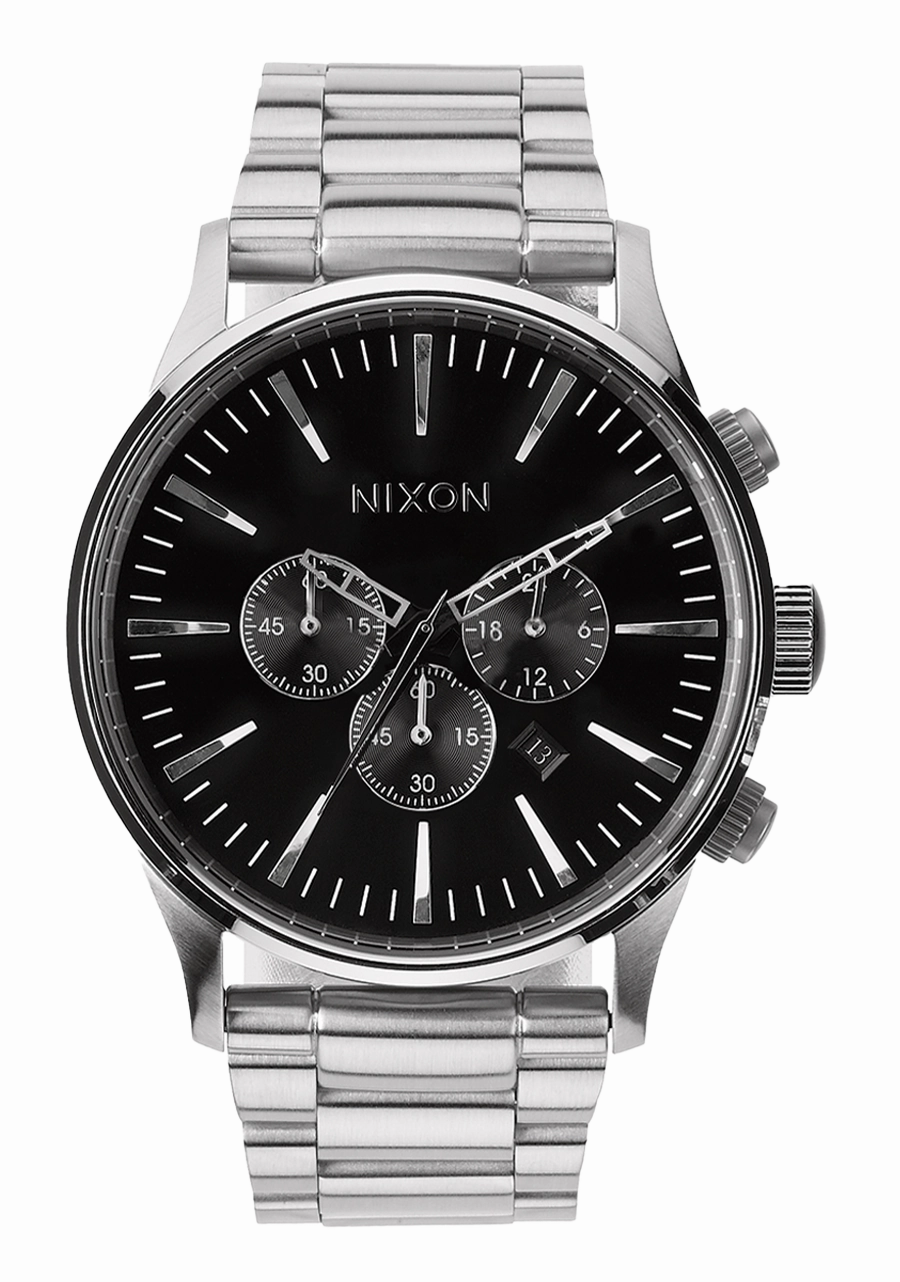 Sentry Chrono - Black stainless-steel watches stainless steel watch bands stainless steel watches cheap