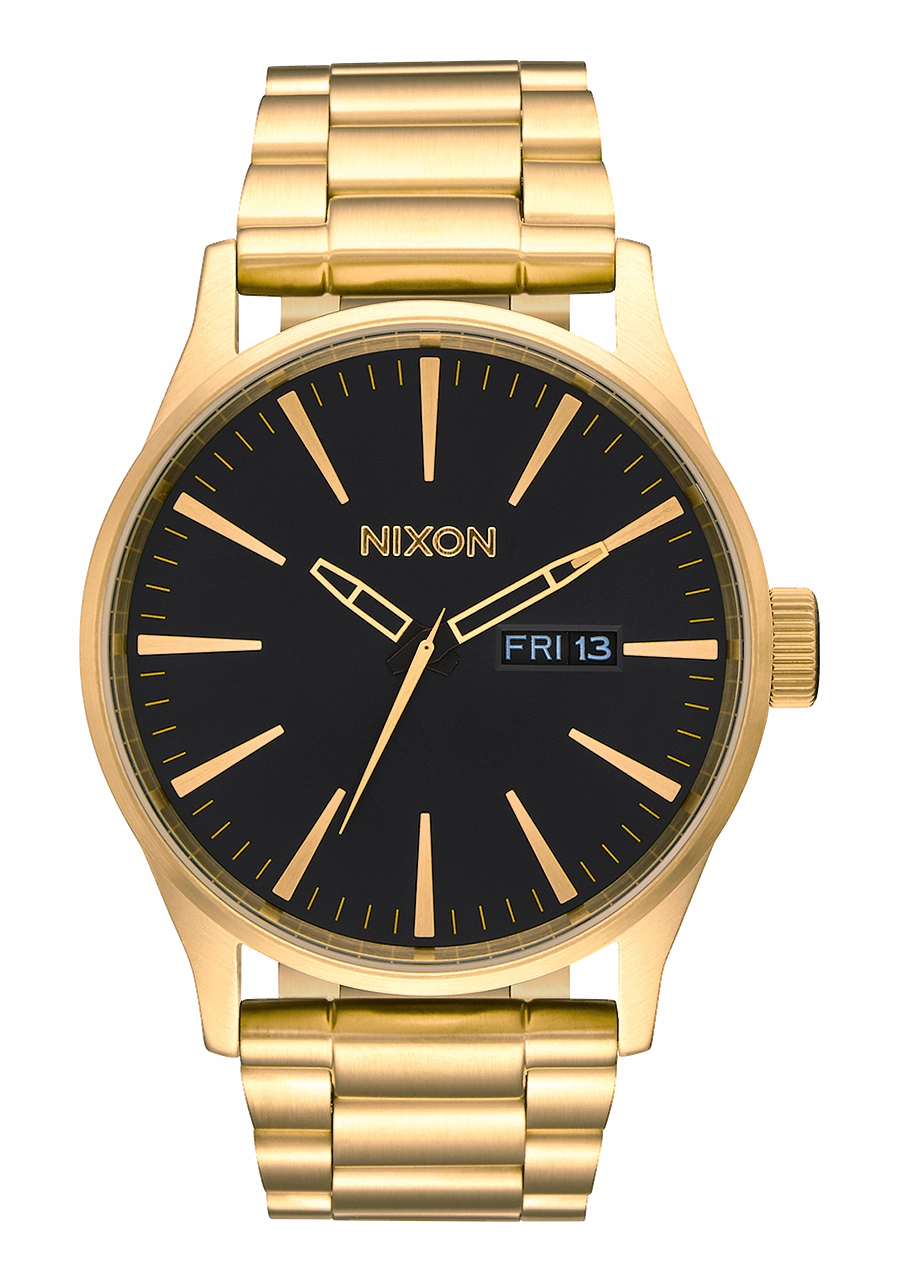 Sentry Stainless Steel - All Gold / Black stainless-steel watches stainless steel watch bands stainless steel watches cheap