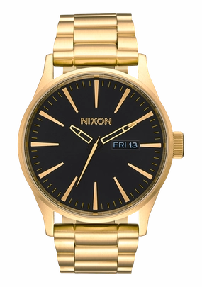 Sentry Stainless Steel - All Gold / Black stainless-steel watches stainless steel watch bands stainless steel watches cheap