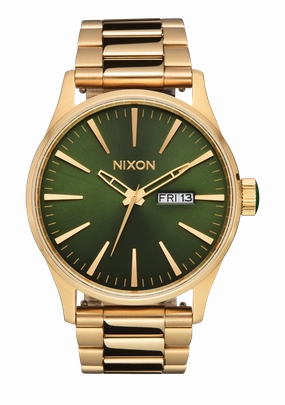 Sentry Stainless Steel - Gold / Green Sunray stainless-steel watches stainless steel watch bands stainless steel watches cheap