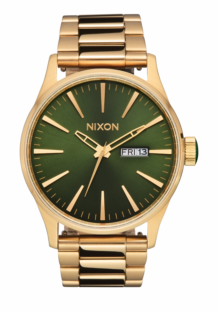 Sentry Stainless Steel - Gold / Green Sunray stainless-steel watches stainless steel watch bands stainless steel watches cheap