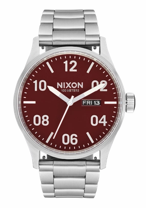 Sentry Stainless Steel - Silver / Cranberry stainless-steel watches stainless steel watch bands stainless steel watches cheap