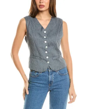 Seraphina Linen-Blend Vest