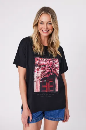 Shine On Label Blossom Belles Tee Black