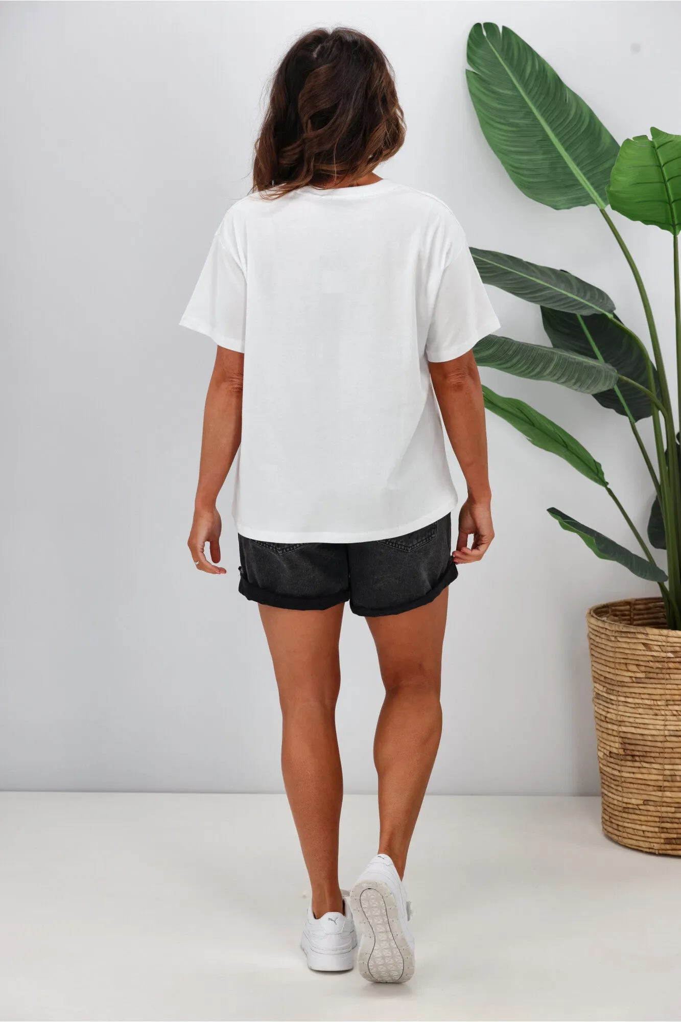 Shine On Label En Fleurs Tee White