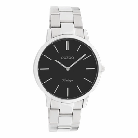 Silver coloured OOZOO watch with stainless steel bracelet - C20031,seiko watches,mens watches,couple watches,watches designer,watches discount,best watches for men