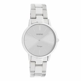 Silver coloured OOZOO watch with stainless steel bracelet - C20039,seiko watches,couple watches,watches designer,watches discount,women watches,best women watches,high end women's watches,high quality women's watches