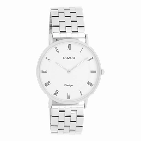 Silver coloured OOZOO watch with stainless steel bracelet - C20365,seiko watches,couple watches,watches designer,watches discount,women watches,best women watches,high end women's watches,high quality women's watches
