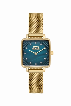 Slazenger - SL.9.2255.3.06 - Quartz Female Green Dial Watch women's watches,watch for women