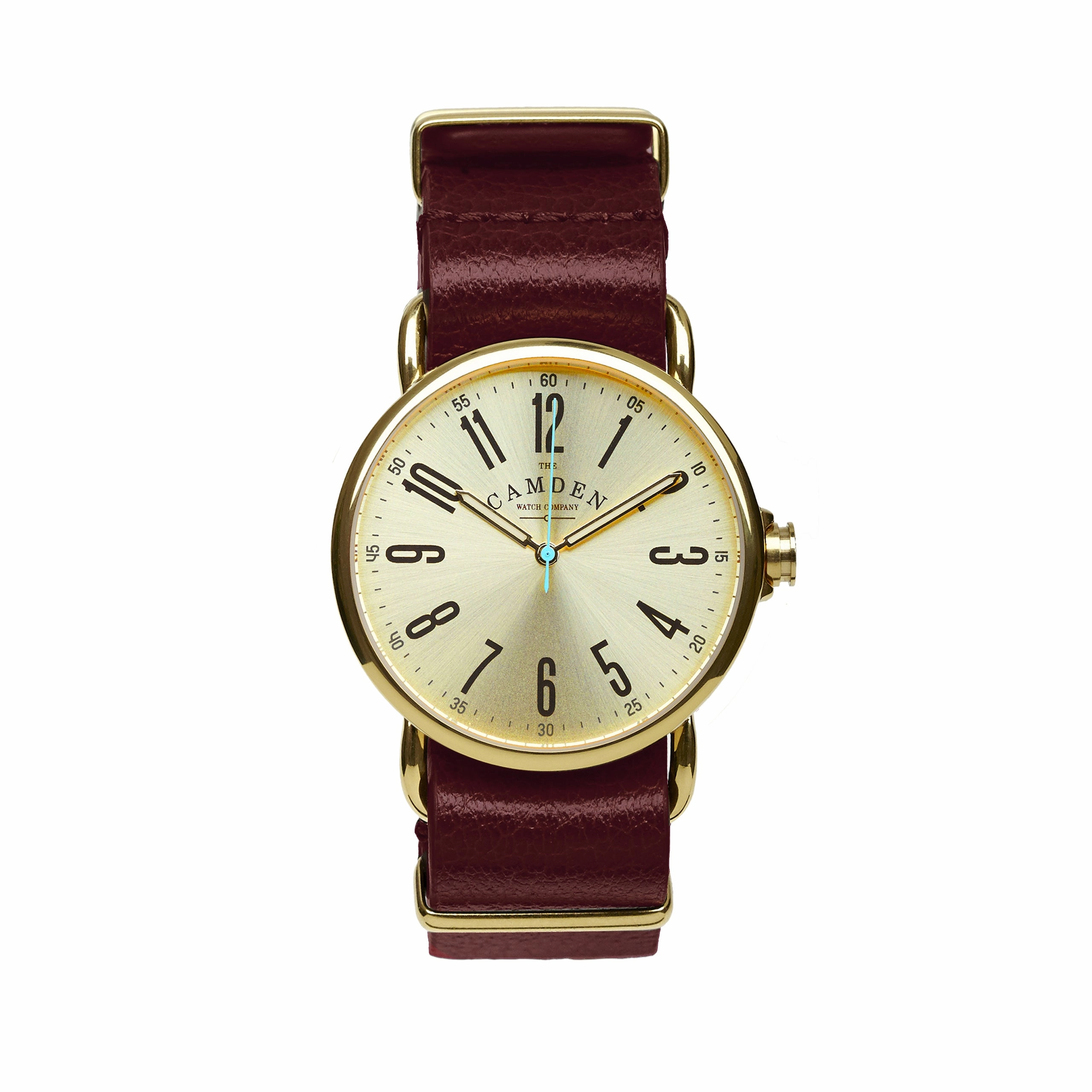 SMALL No.88 Gold and Oxblood Leather,women's watches,ladies watch,elegant women's watch, minimalist women??s watch,fashion watch for women, classic watch for women,waterproof women??s watch,women's watch for work, women's watch for gift, wedding watch 