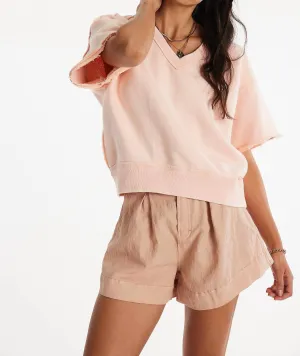 So Easy Sweatshirt In Tropical Peach