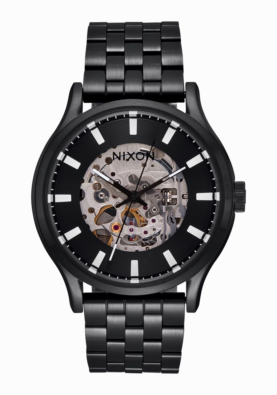 Spectra - Black / Black stainless-steel watches stainless steel watch bands stainless steel watches cheap