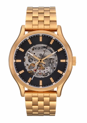 Spectra - Black / Gold stainless-steel watches stainless steel watch bands stainless steel watches cheap