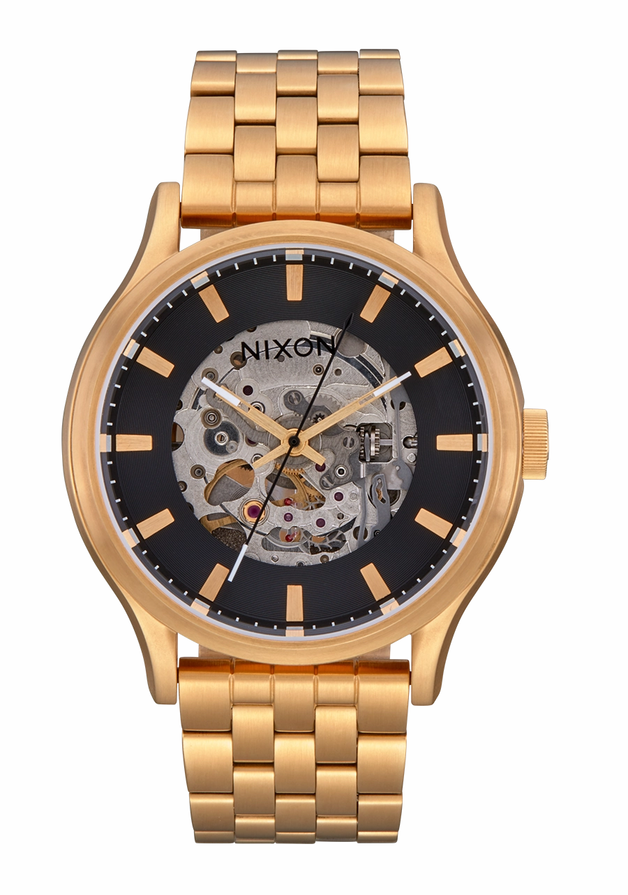 Spectra - Black / Gold stainless-steel watches stainless steel watch bands stainless steel watches cheap