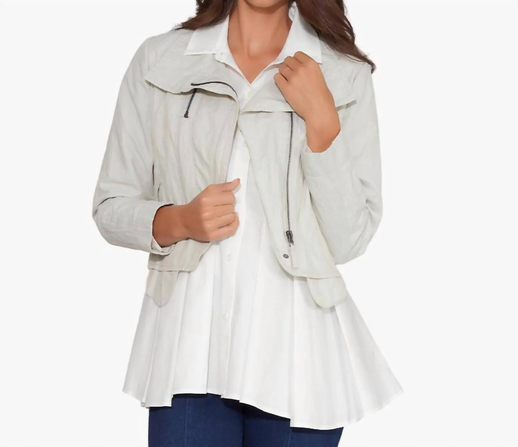 Style To Spare Jacket In Birch