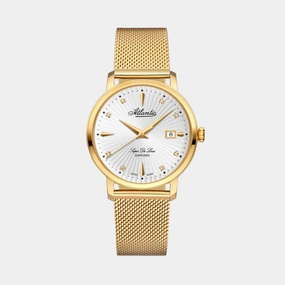 Super De Luxe Women Quartz White Dial Analog Mesh Watch 29355.45.27 women watches best women watches affordable women's watches branded women watches
