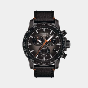 Supersport Men Chronograph Leather Watch T1256173608100 budget    watches    watches classic