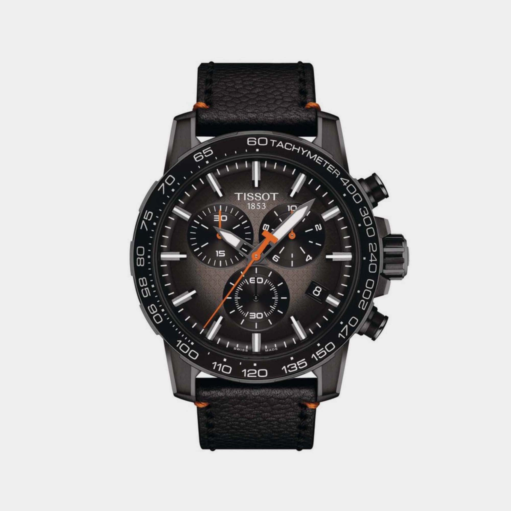 Supersport Men Chronograph Leather Watch T1256173608100 budget    watches    watches classic