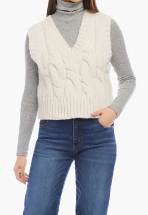 Sweater Vest In Beige
