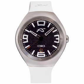 Szanto Icon Unisex Watch - Frank Stephenson Cosmos Steel Case White Strap | IC-FS-9004 Luxury Quartz Watch Quartz Watch Sale