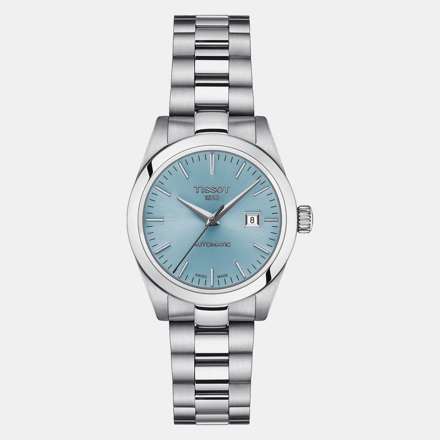 T-My Lady Women Analog Ice Blue Dial Automatic Stainless Steel Watch T1320071135100 women watches best women watches affordable women's watches branded women watches