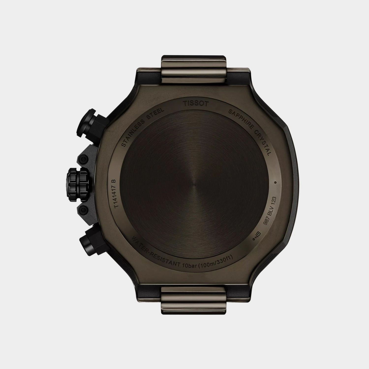 T-Race Men Quartz Dark Grey Dial Chronograph Silicone Watch T1414173706102