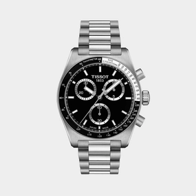 T-Sport Men Chronograph Black Dial Quartz Stainless Steel Watch T1494171105100 budget    watches    watches classic