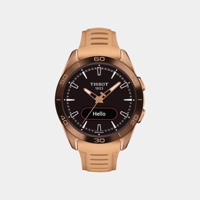 T-Touch Connect Sport Unisex Brown Analog Silicone Watch T1534204705105 budget    watches    watches classic