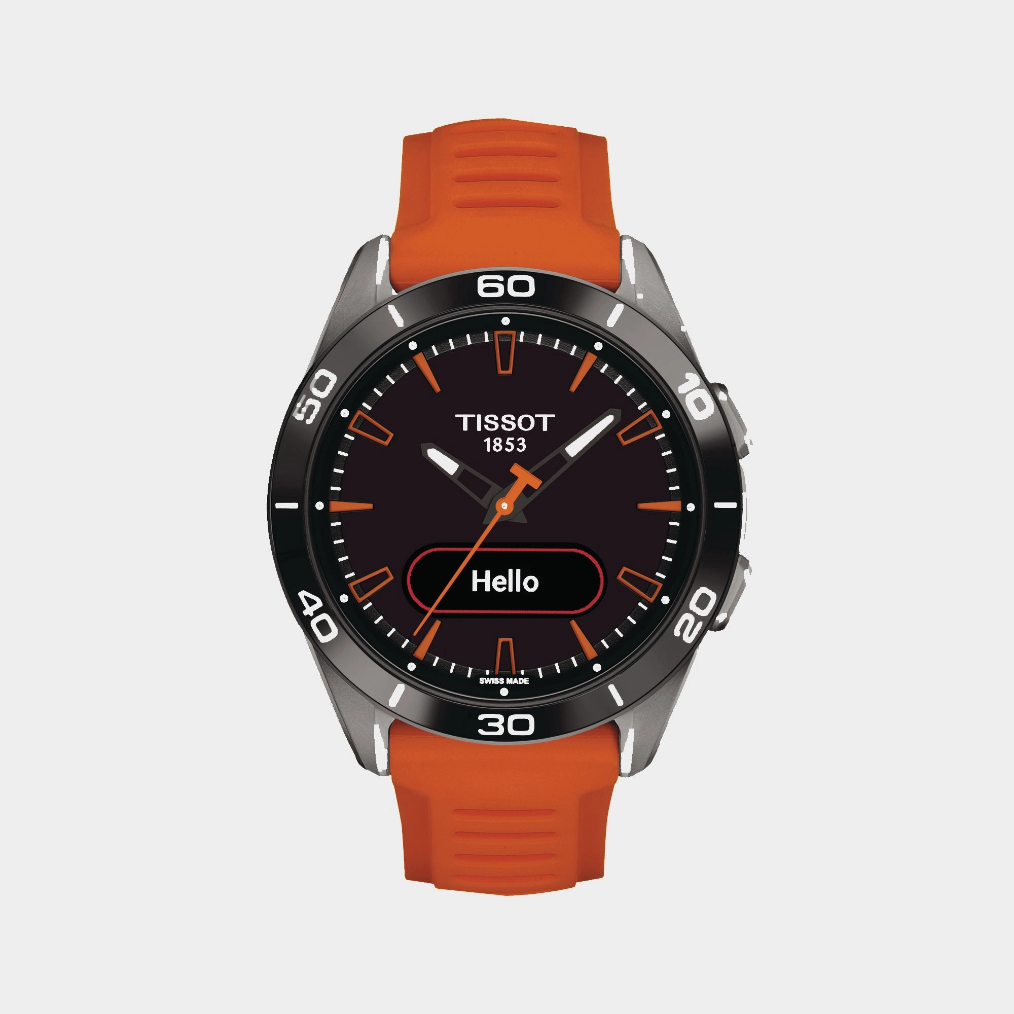 T-Touch Connect Sport Unisex Orange Analog Silicone Watch T1534204705102 budget    watches    watches classic