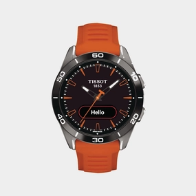 T-Touch Connect Sport Unisex Orange Analog Silicone Watch T1534204705102 budget    watches    watches classic