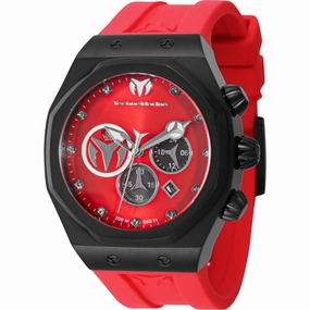 Technomarine Men's Watch - Reef Sun Quartz Chronograph Red Silicone Strap | TM-523003 men's watches best men's watches under $500 affordable men's watches men watches classic