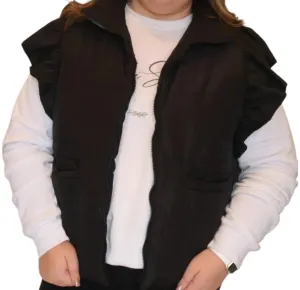 The Perfect Puffer Vest - Plus In Black