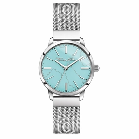 Thomas Sabo Arizona Turquoise Embossed Steel Womens Watch 