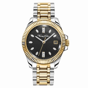 Thomas Sabo Divine Stainless Steel Black Dial Womens Watch 